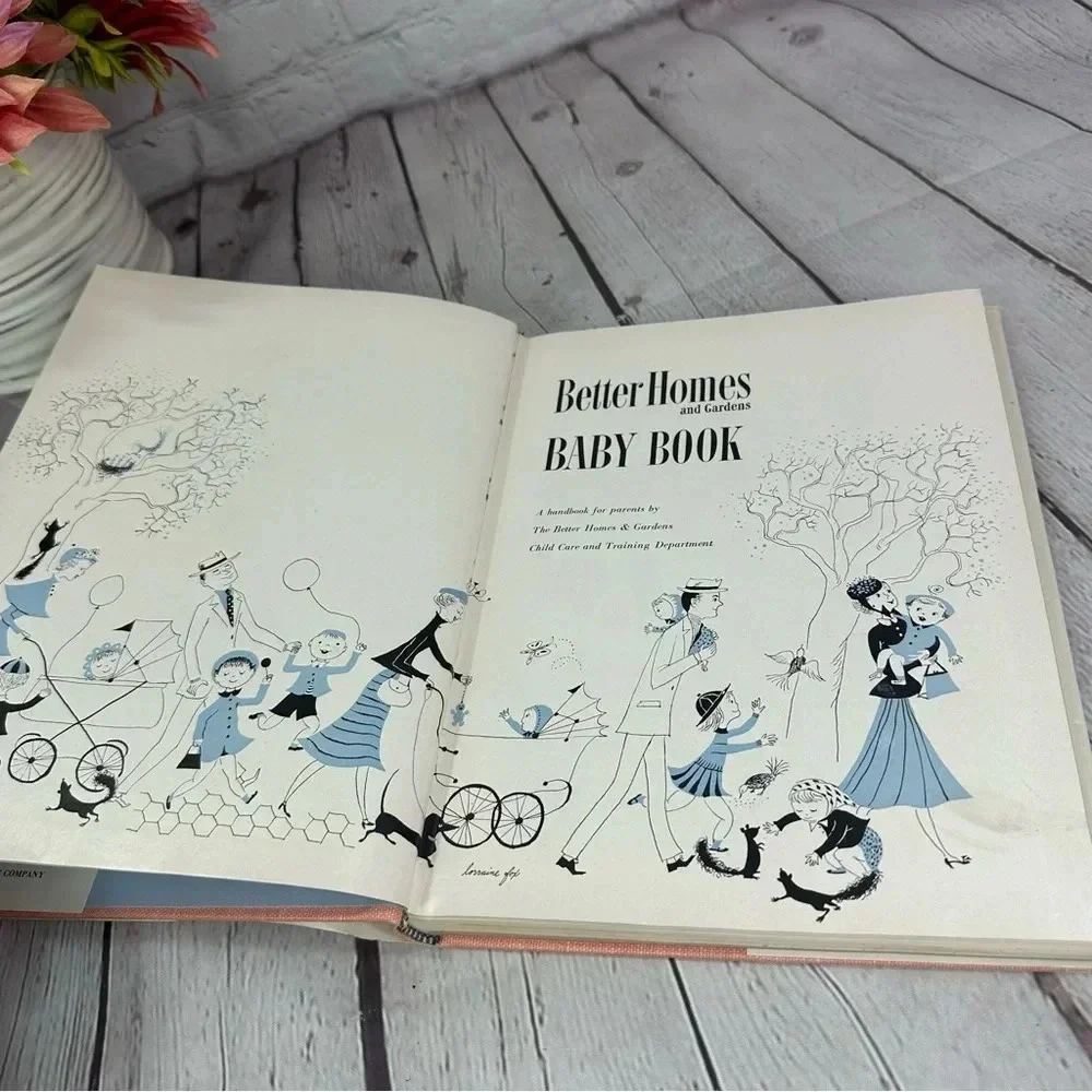 vintage better homes & gardens baby book 1951